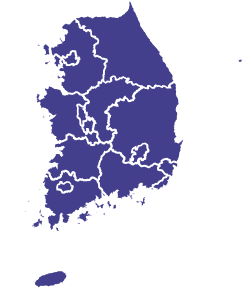 Korea Selatan Map